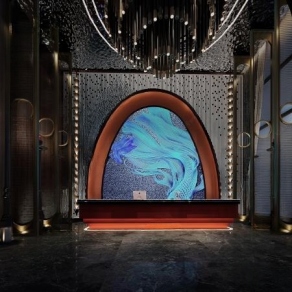 现代足浴SPA会所前台3D模型下载